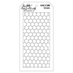 Tim Holtz Layered Stencil HONEYCOMB THS 005